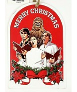 Star Wars Christmas Metal Ornament W/Han Luke Chewy Princess Leia 6&quot; x 4... - £11.72 GBP