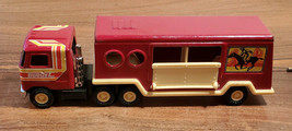 Vintage 1980 Buddy L Pressed Steel Horse Tractor Trailer Truck Toy Made In Japan - £11.90 GBP