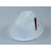 Men's Broner Summer Hat Woven Straw Style Safari HARMONY 84-738 White image 3