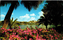 Postcard - Azaleas beside Mirror Lake - St. Petersburg, Florida (A14) - £3.85 GBP