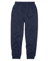 Hanes Boys Fleece Jogger Leg Sweat Pants X-Size Small 4-5 Navy NEW Fresh IQ - £9.27 GBP