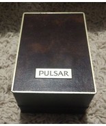 VINTAGE ANTIQUE PULSAR WATCH BOX AND MANUALS - £8.22 GBP