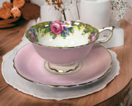 Paragon Tapestry Rose Double Warrant Fine Bone China Decorated Cup &amp; Sau... - £29.40 GBP