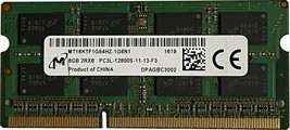 Micron Laptop Memory Ram 8GB 2RX8 PC3L-12800S MT16KTF1G64HZ-1G6N1 DDR3L - £18.68 GBP