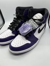 Authenticity Guarantee

Size 11.5 - Jordan 1 Retro High OG Court Purple ... - $199.99
