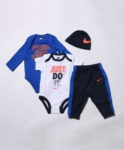Nike FUTURE WINNER 4PC Infant Set Gift Pack, 56B557 695 Size 0-6 Months Obsidian - $49.95