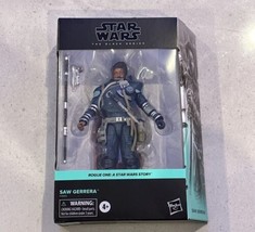 Star Wars Black Series Saw Gerrera 6&quot; Action Figure #10 Rogue One - £14.63 GBP