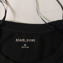 Black Rivet Performance Women's Black Cotton Blend Skirt Top Size XL image 3