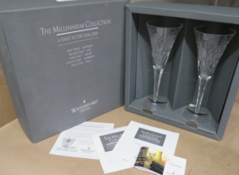 Waterford Crystal Happiness Toasting Flute Pair The Millennium Collectio... - €42,54 EUR