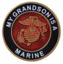 Us Marine Corps Grandson Lapel Pin Or Hat Pin - Veteran Owned Business - £4.57 GBP