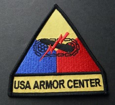 ARMOR CENTER ARMORED DIVISION EMBROIDERED PATCH US ARMY 3.75 INCHES - £4.51 GBP