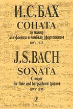 Sonata C major for flute and harpsichord (piano) BWV 1033 [Paperback] Bach Johan - £9.24 GBP