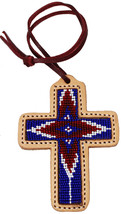 Western Riding Barrel Saddle Leather Cross Tie Tack Rodeo Hand Beaded  9622 - $202.47 MXN