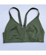 Puma Olive green Lightweight Sports Bra - Size Small - $19.80