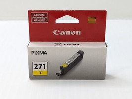 Genuine Canon PIXMA 271 Yellow  Ink Cartridge Authentic Brand New Sealed  - £7.93 GBP