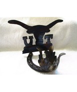 St Croix Forge, U T Texas display, candle holder, Elliott&#39;s SW Metal Art... - £31.49 GBP