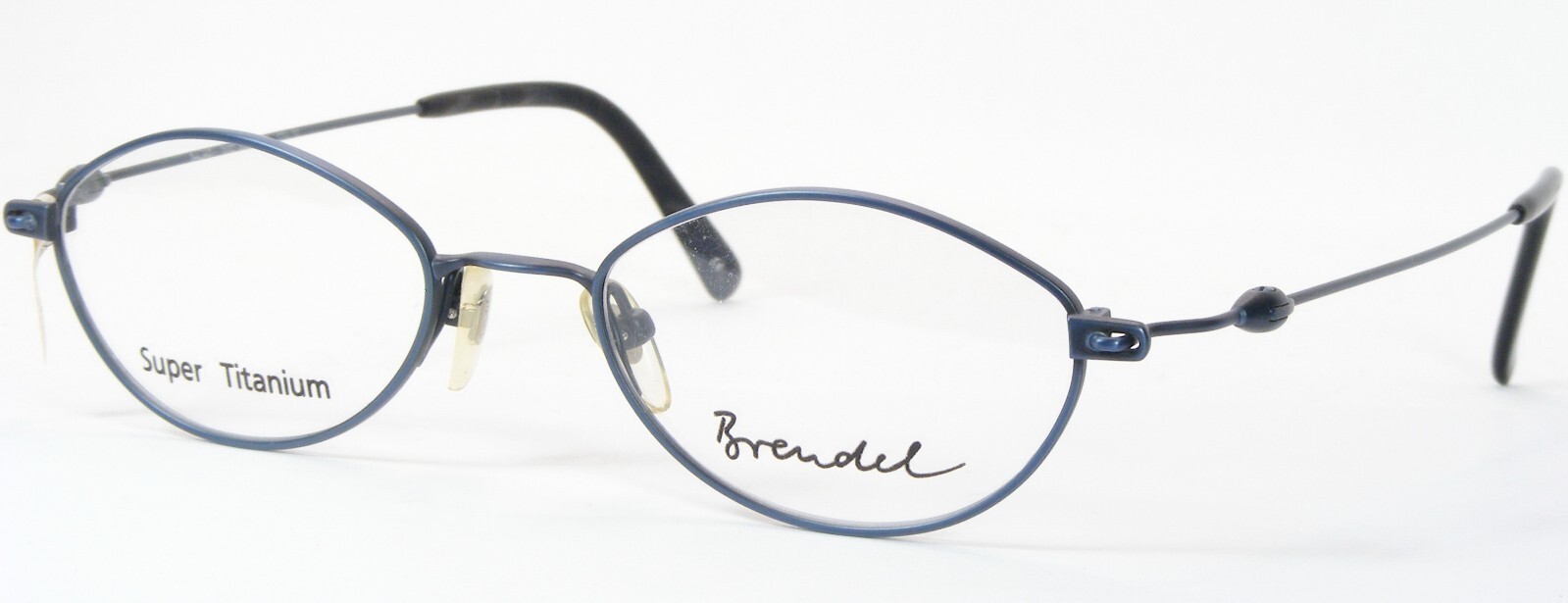 Vintage Brendel 8609 10 Antique Bleu Unique Rare Lunettes Titane 49-19-1... - $135.67
