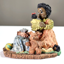 Vintage Young&#39;s Figurine African American Little Girl Toys Resin Small 4... - $34.27 CAD
