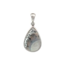 Starborn Dendritic Opal Pendant Necklace (22&quot;) White - £92.09 GBP