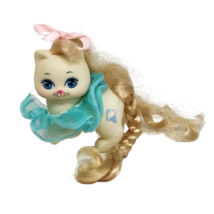 VINTAGE 1989 MATTEL LITTLE PRETTY KITTY FROSTY FUR WHITE + TEAL ICE CREA... - $23.75