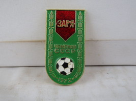 Vintage Soviet Soccer Pin - Zarya Voroshilovgrad Top League Champion-Stamped Pin - $19.00