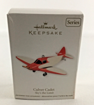 Hallmark Keepsake Christmas Ornament Sky&#39;s The Limit #15 Culver Cadet Plane 2011 - $30.64