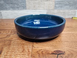 Burley Clay Products - 8&quot; Blue Glazed Dish - Roseville, OH - £22.92 GBP