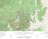 Charleston Peak Quadrangle Nevada 1957 Map Vintage USGS 15 Minute Topogr... - $16.89