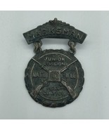 Marksman Junior Division National Rifle Association Medal Pin Rifle Vint... - £10.99 GBP