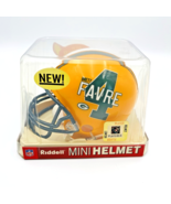 Riddell Brett Favre #4 Green Bay Packers Mini NFL Football Helmet Vintag... - $844.34 MXN