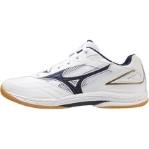 Mizuno Wave Drive 9 Table Tennis Shoes Unisex Indoor Shoes White Navy 81GA2205 - £115.03 GBP+