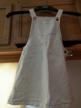 Girls Overall - F&amp;F Size 4-5 years Cotton Beige Overall - $7.20