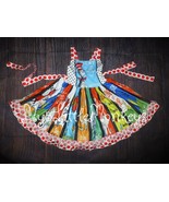NEW Boutique Dr Seuss Cat in the Hat Girls Sleeveless Ruffle Twirl Dress - $6.99+
