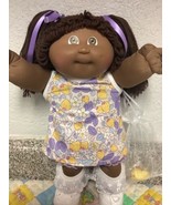 VTG Cabbage Patch Kid Girl African American Hong Kong Brown Hair HM#3 1985 - $325.00