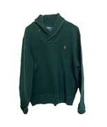 Polo Ralph Lauren Men’s Green Shawl-Collar Pullover Sweatshirt Size Large - $33.85 CAD