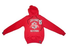 Cash Money Records  Midwest Red And Silver Glitter Hoodie Sz Small - £21.23 GBP