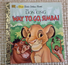 The Lion King - Way to Go Simba! A First Little Golden Book 5.5&quot;x6&quot; Hard... - $14.95