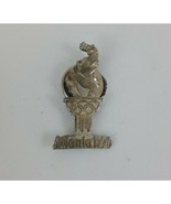 Vintage 1996 Atlanta 100 Special Olympics Torch Silver 1&quot; Lapel Hat Pin - $6.07 CAD
