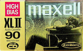 Maxell XL-II 90-minute Blank Audio Cassette in Original Package - £6.40 GBP