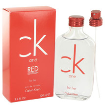 Calvin Klein CK One Red Perfume 3.4 Oz Eau De Toilette Spray image 3