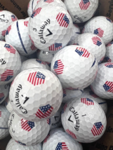 6 Callaway USA Flag Tru Track Chrome Soft AAAA Used Golf Balls .....soft/Ls/X - $14.46