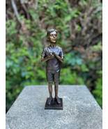 Young Curiosity – Bronze Sculpture. 6x5x20cm - 2Kg - $174.95