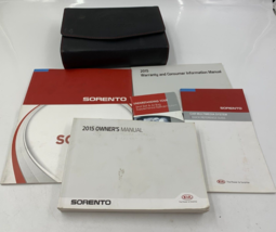 2015 Kia Sorento Owners Manual Handbook Set with Case OEM L01B23042 - $40.49