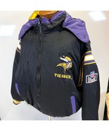 Vtg Minnesota Vikings NFL Pro Player Reversible Embroidered Jacket Size ... - $82.80 CAD