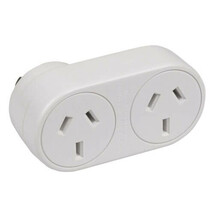 The Brute Power Co Double Adapter - Flat Left - $38.41