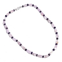 Natürlich Iolite Kristall Edelstein Mix Form Glatt Perlen Halskette 17 &quot; UB-6741 - £7.77 GBP