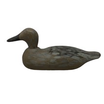 VTG Handpainted Gray Blind Duck Decoy Canvasback - £195.53 GBP