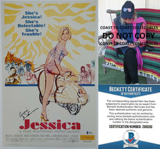 Angie Dickinson signed 12x18 Jessica movie photo poster COA proof Beckett BAS - £155.80 GBP