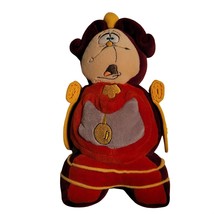 Disney Store Beauty and the Beast Cogsworth Clock 11 in Plush Stuffed An... - £19.57 GBP