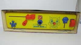 Vintage Kohner Busy Box Jr. #305 Crib Playpen Baby Toy Original Box - £12.07 GBP